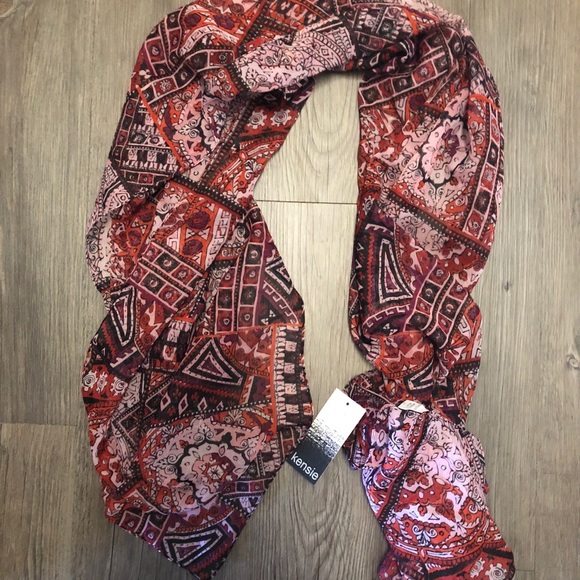 Kensie Scarf Warm Pattern - Picture 3 of 4